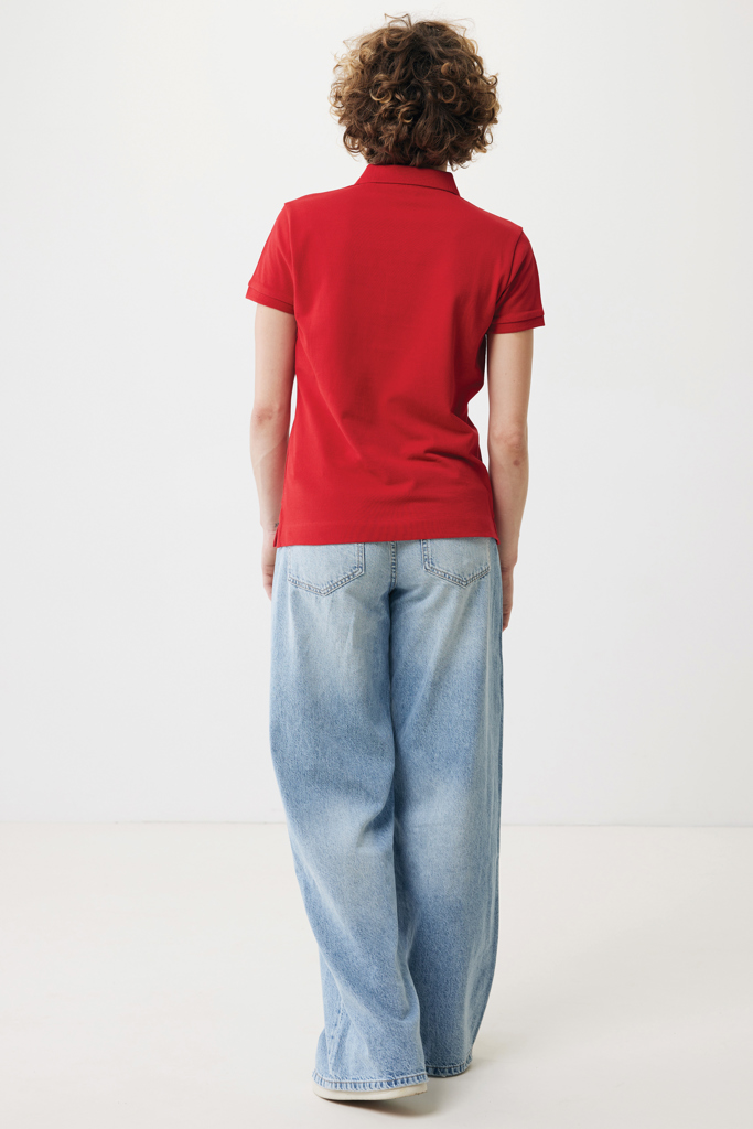 Polo IQONIQ Yosemite piqué algodón reciclado de mujer
