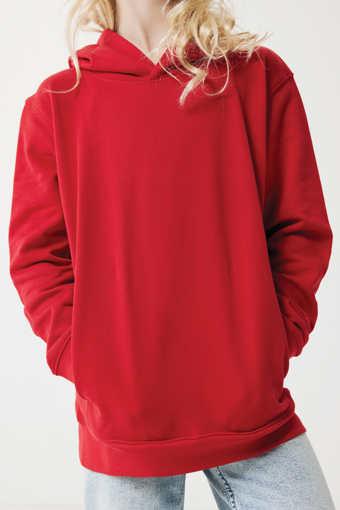 IQONIQ Yengo kids recycled cotton hoodie with sidepockets