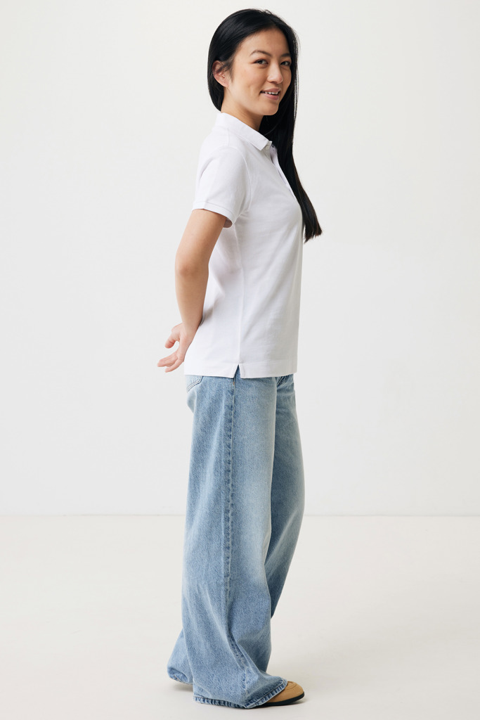 Polo IQONIQ Yosemite piqué algodón reciclado de mujer