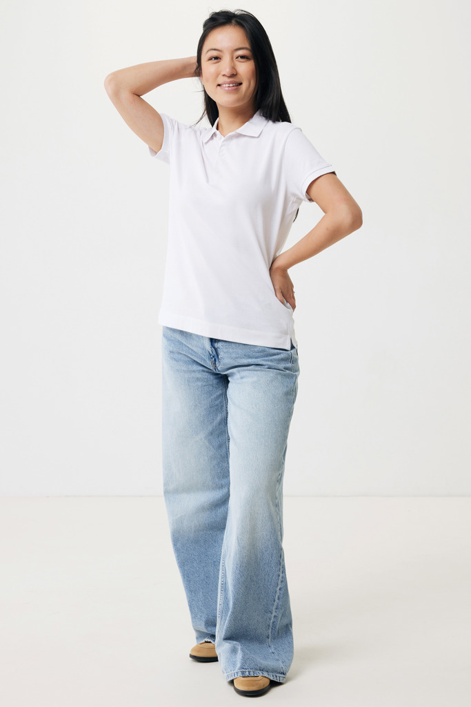 Polo IQONIQ Yosemite piqué algodón reciclado de mujer