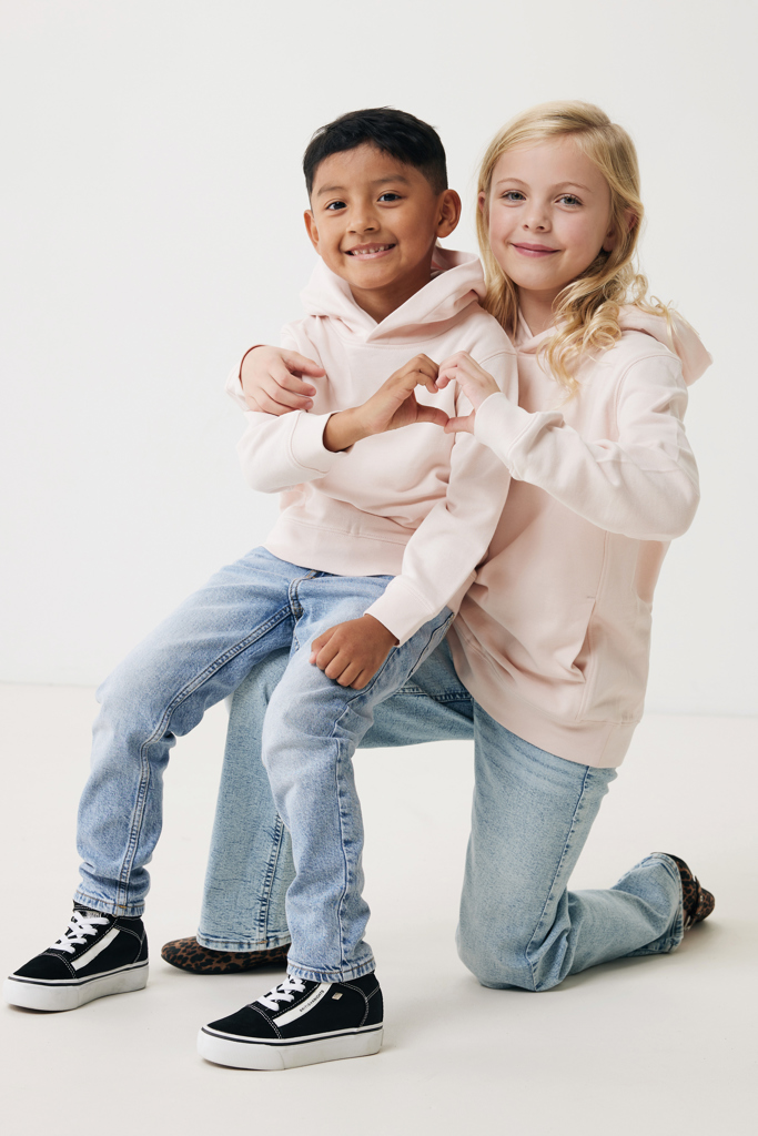 IQONIQ Yengo kids recycled cotton hoodie with sidepockets