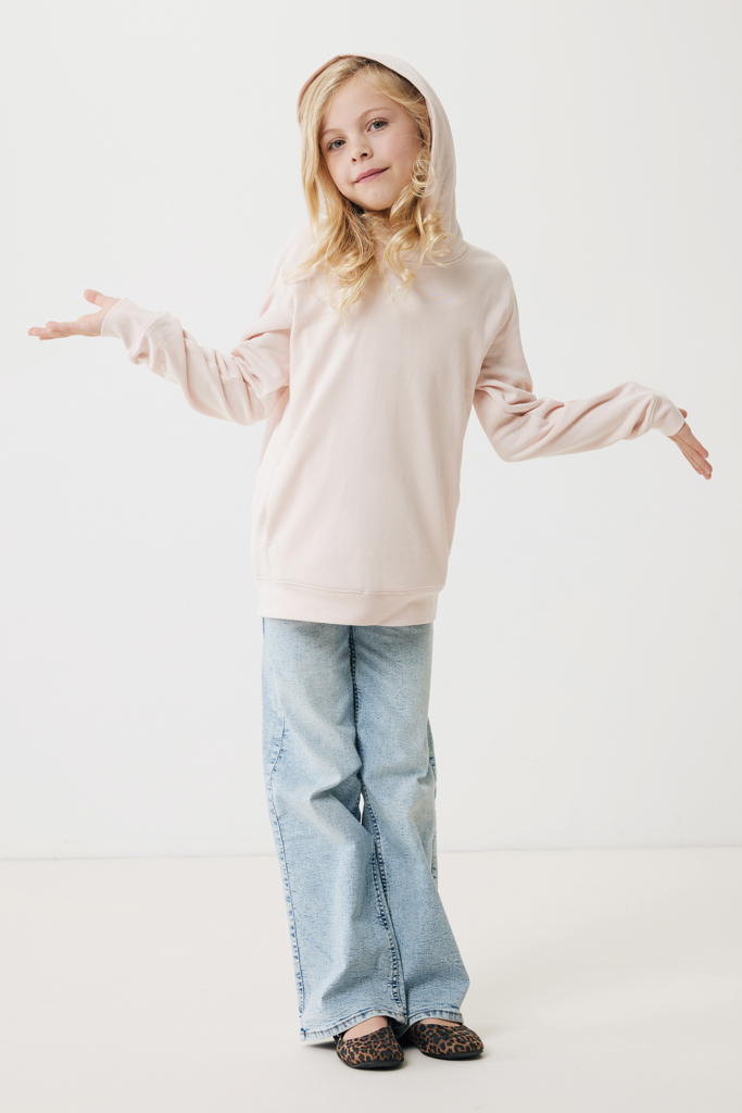IQONIQ Yengo kids recycled cotton hoodie with sidepockets