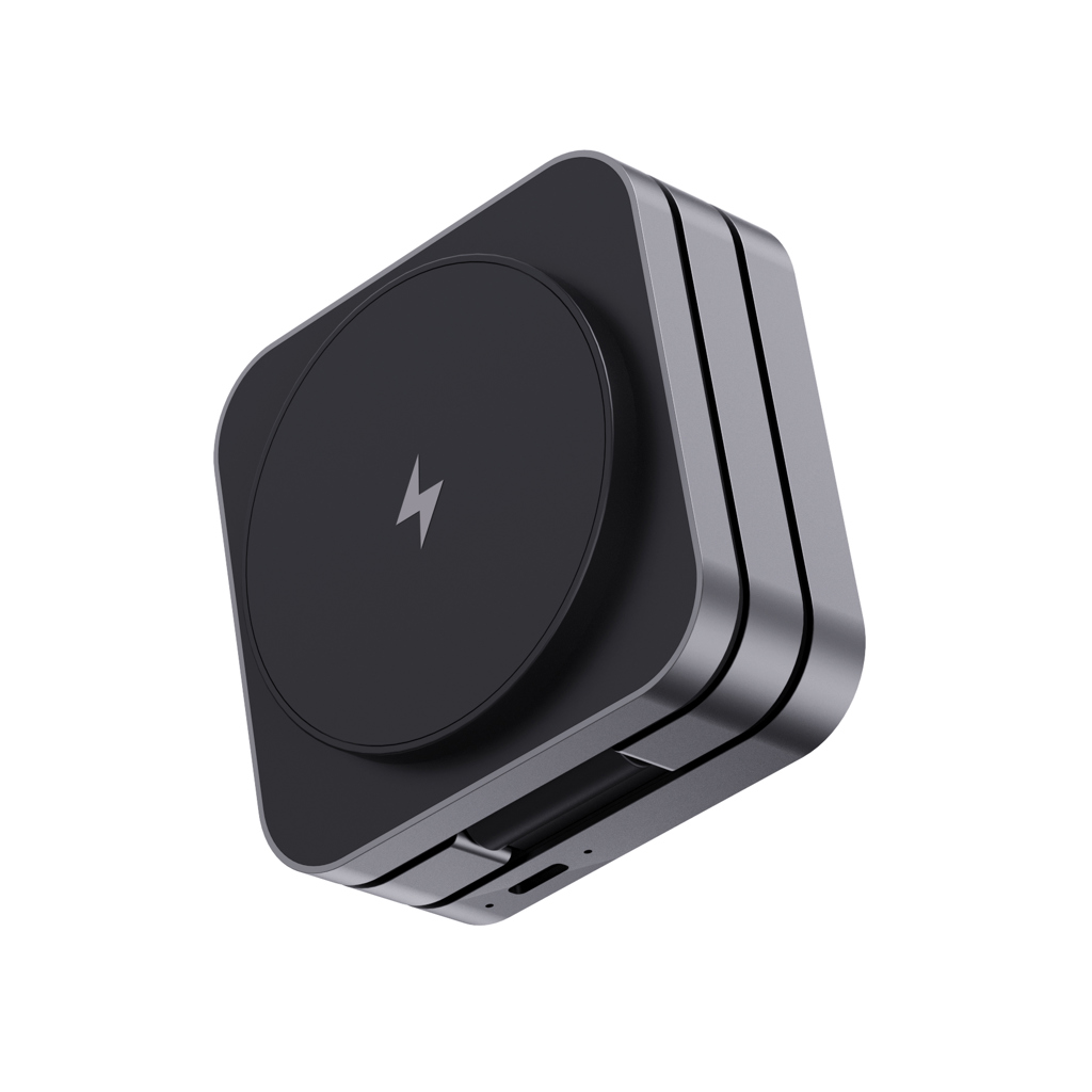 Cargador 15W Terra RCS aluminio reciclado plegable 3 en 1