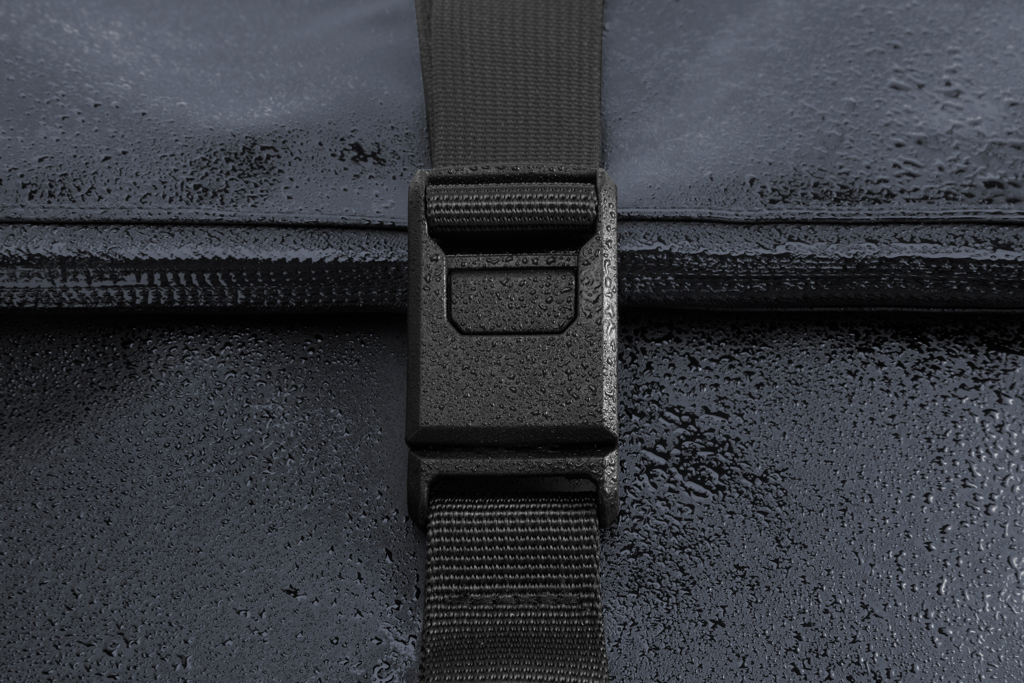 Mochila urbana resistente al agua con solapa