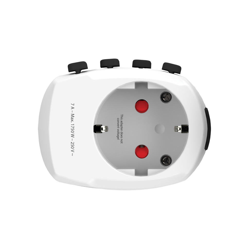 Adaptador de viaje mundial SKROSS Pro de 3 polos