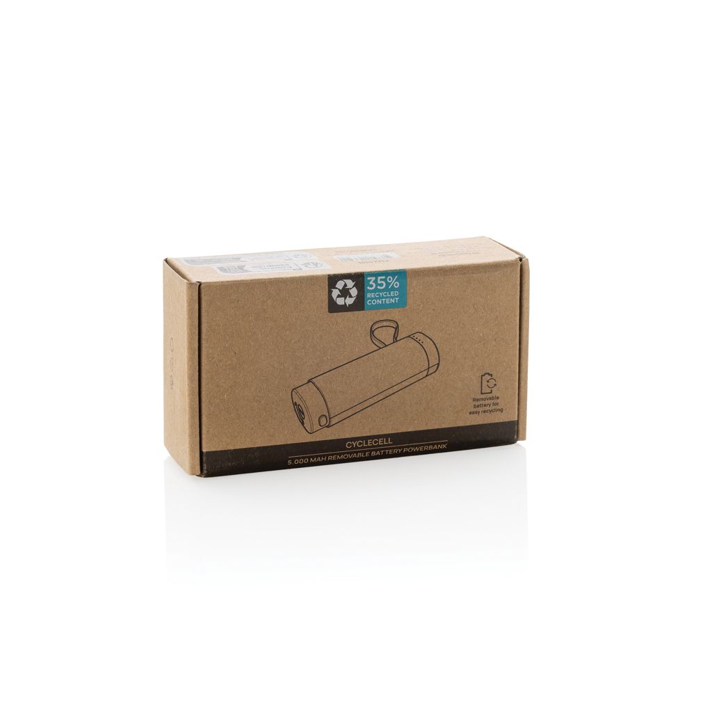 Batería externa extraíble CycleCell de 5000 mah