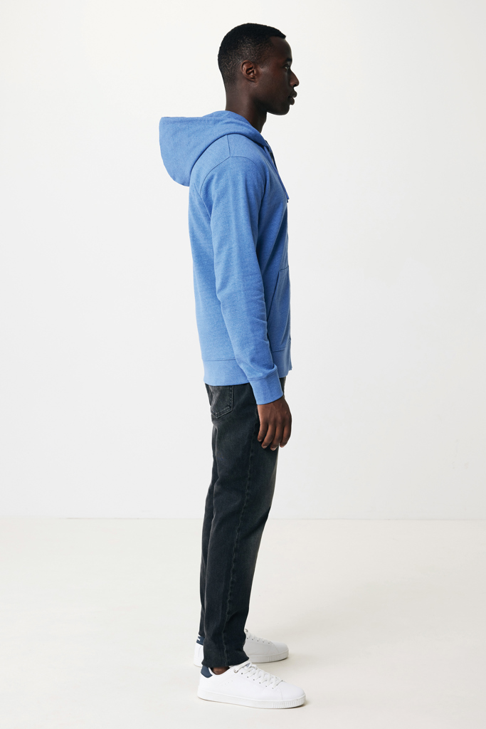 IQONIQ Abisko recycled cotton zip through hoodie