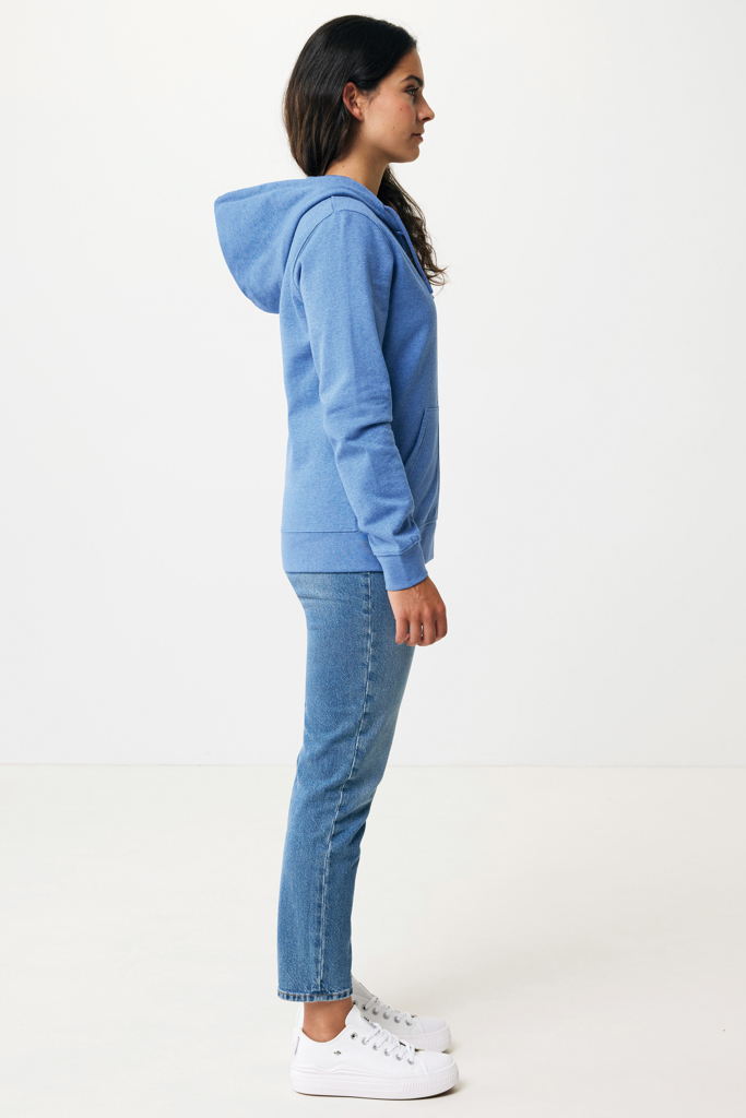 IQONIQ Abisko recycled cotton zip through hoodie