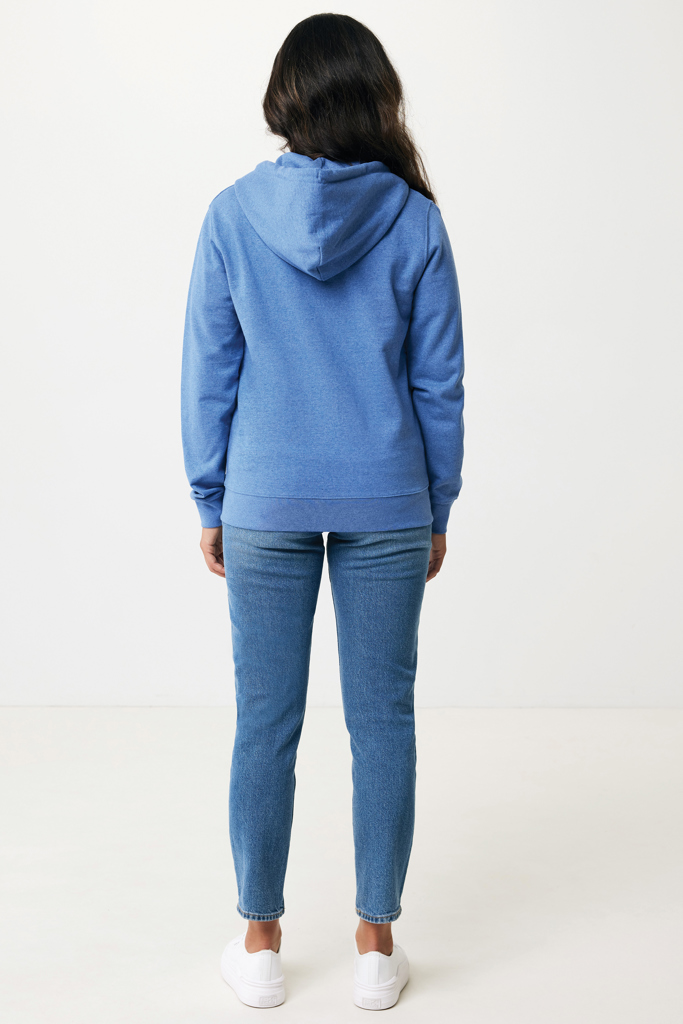 IQONIQ Abisko recycled cotton zip through hoodie
