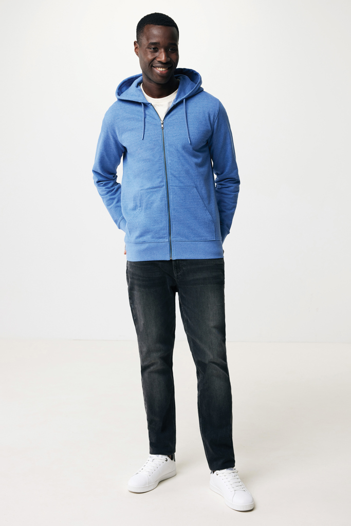 IQONIQ Abisko recycled cotton zip through hoodie