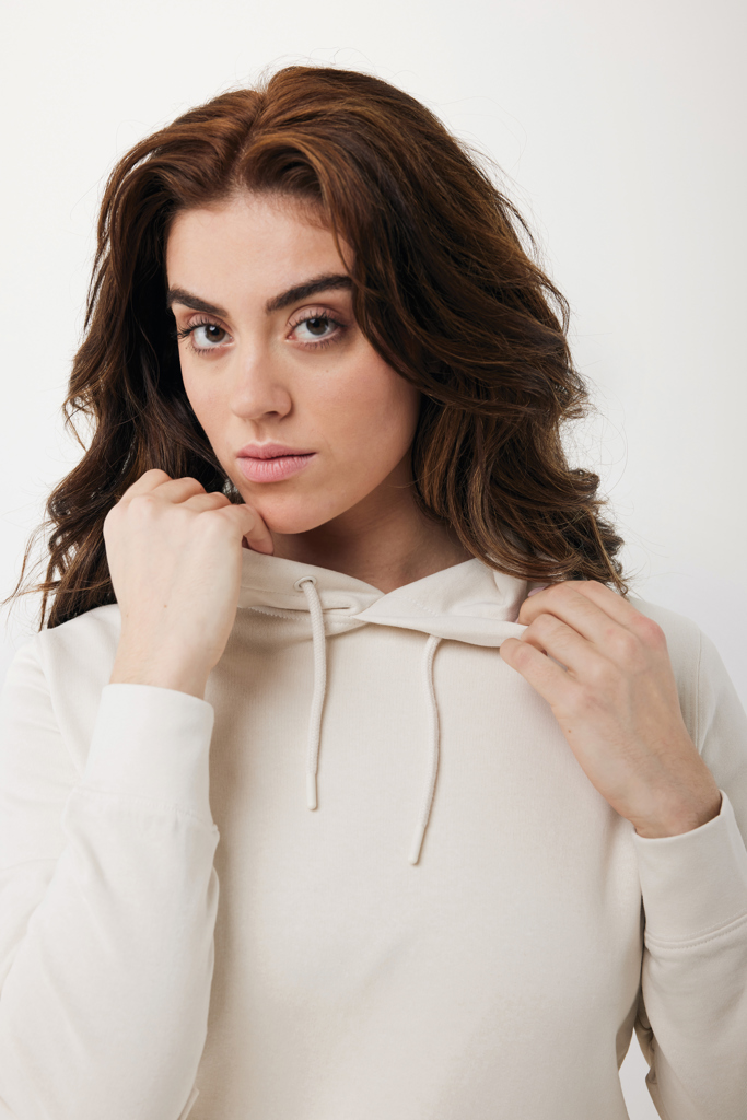 IQONIQ Rila lightweight recycled cotton hoodie