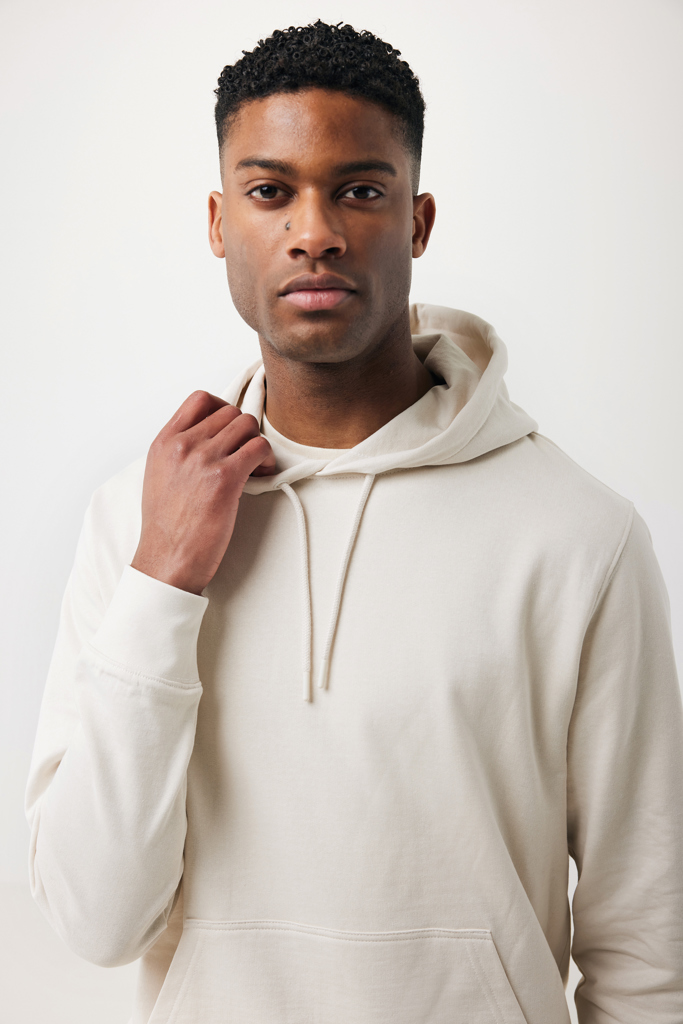 IQONIQ Rila lightweight recycled cotton hoodie