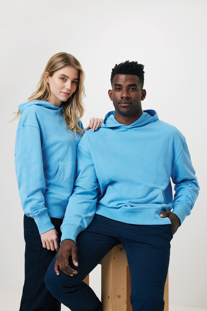 IQONIQ Yoho recycled cotton relaxed hoodie