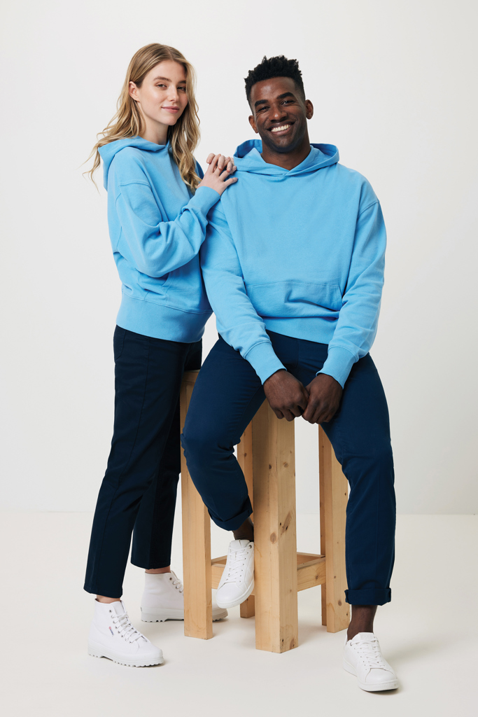 IQONIQ Yoho recycled cotton relaxed hoodie