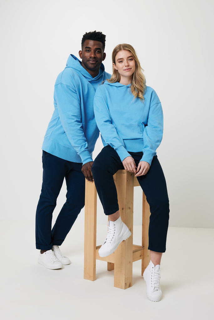IQONIQ Yoho recycled cotton relaxed hoodie