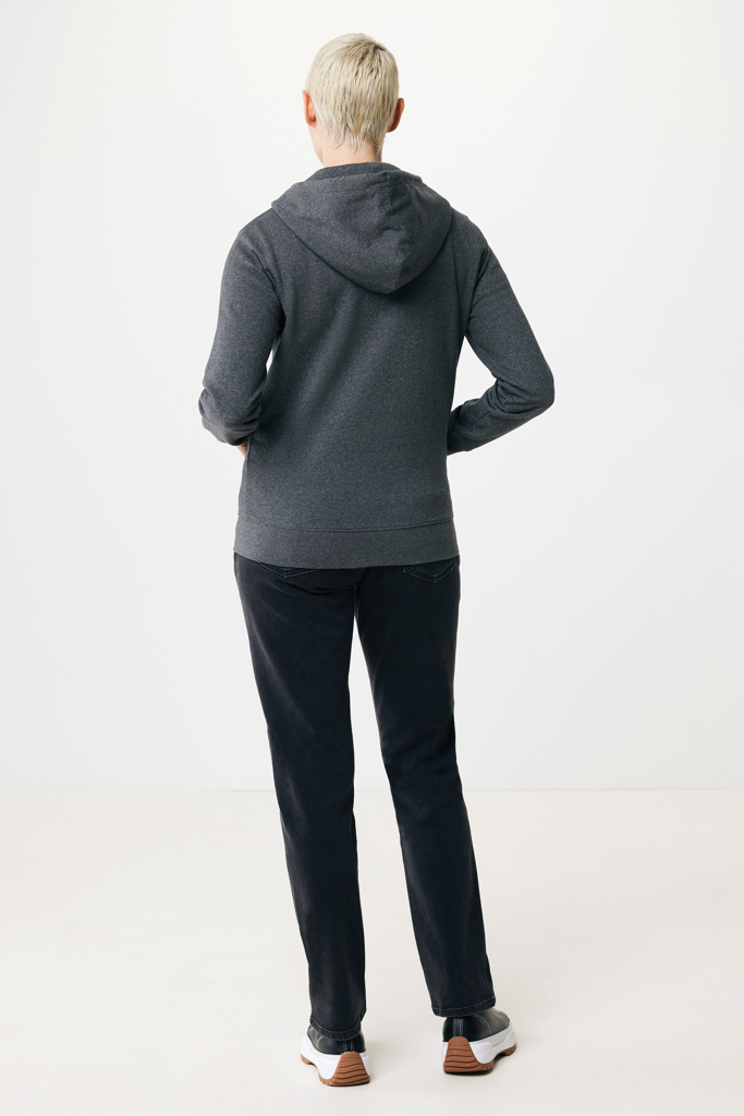 IQONIQ Abisko recycled cotton zip through hoodie