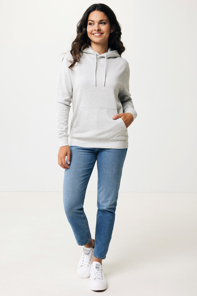 IQONIQ Rila lightweight recycled cotton hoodie