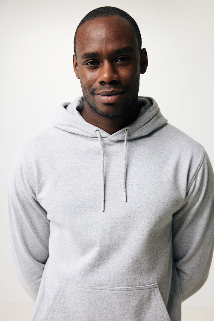 IQONIQ Rila lightweight recycled cotton hoodie