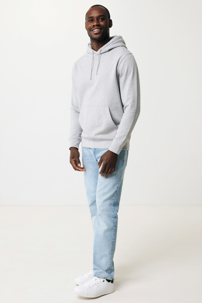 IQONIQ Rila lightweight recycled cotton hoodie
