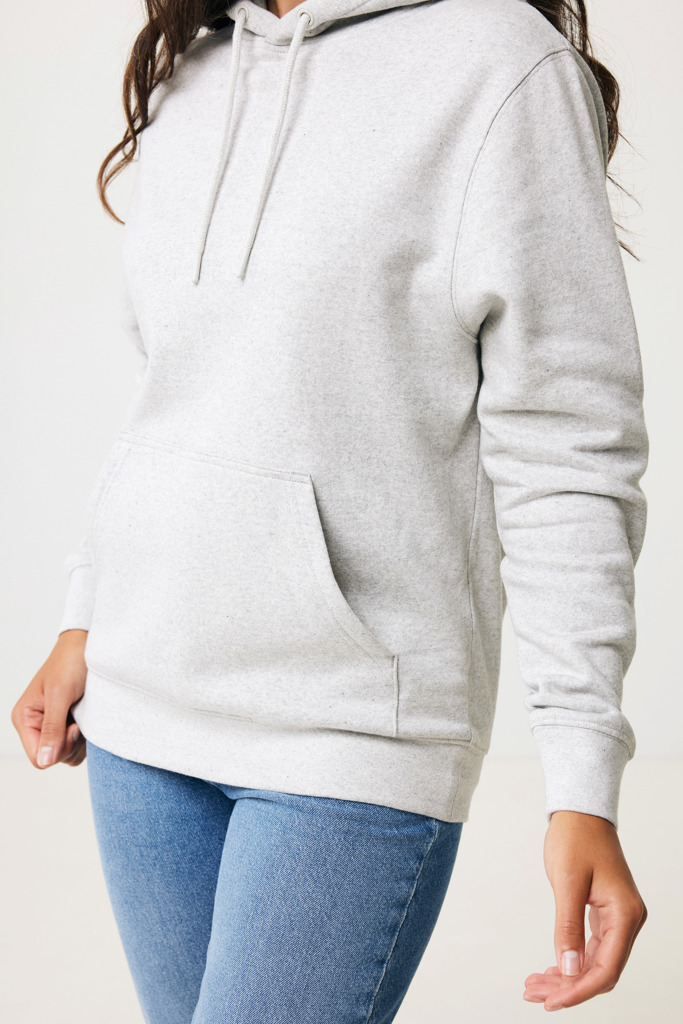IQONIQ Rila lightweight recycled cotton hoodie
