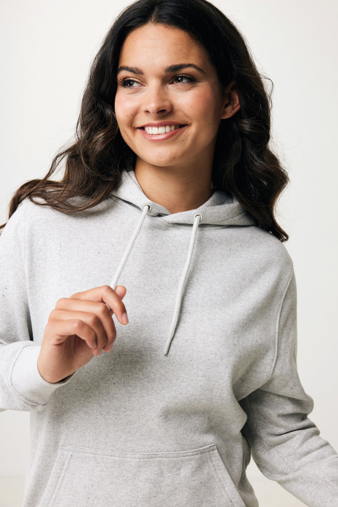 IQONIQ Rila lightweight recycled cotton hoodie