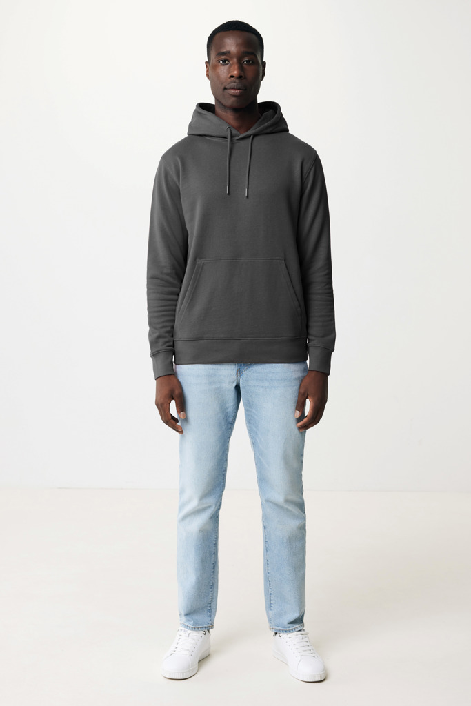 IQONIQ Rila lightweight recycled cotton hoodie
