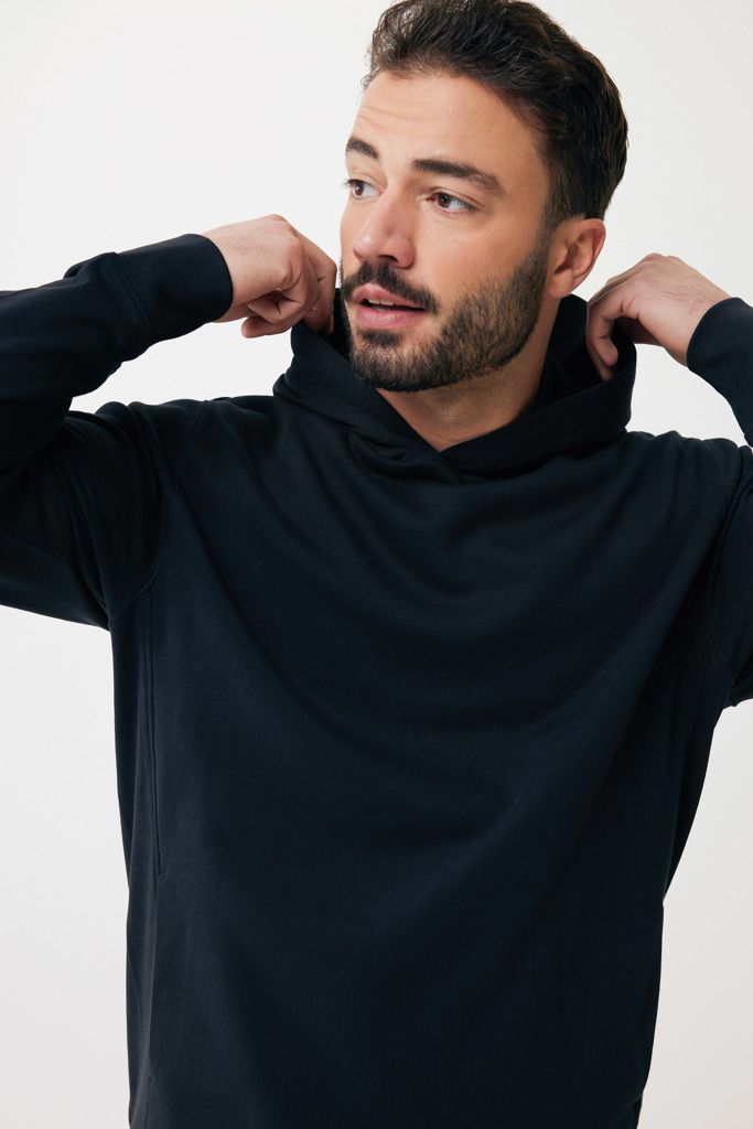 IQONIQ Yengo recycled cotton hoodie with sidepockets