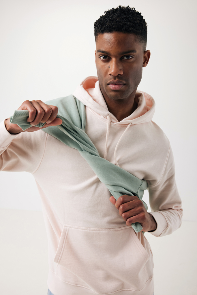 IQONIQ Rila lightweight recycled cotton hoodie