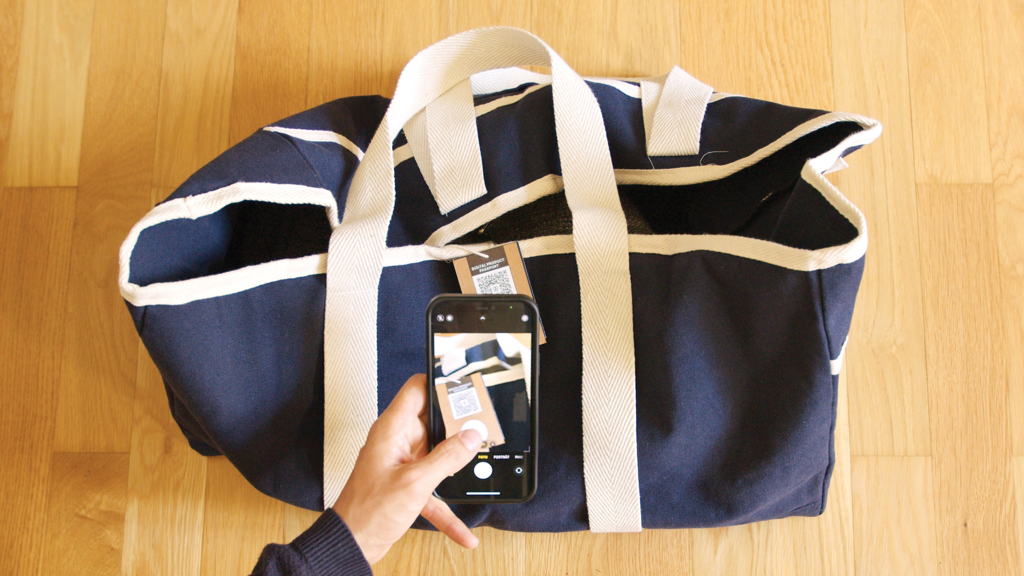 Bolsa de playa VINGA Volonne AWARE™ de lona reciclada