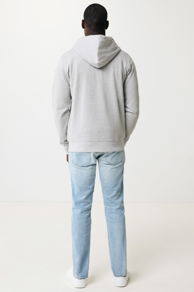 IQONIQ Abisko recycled cotton zip through hoodie