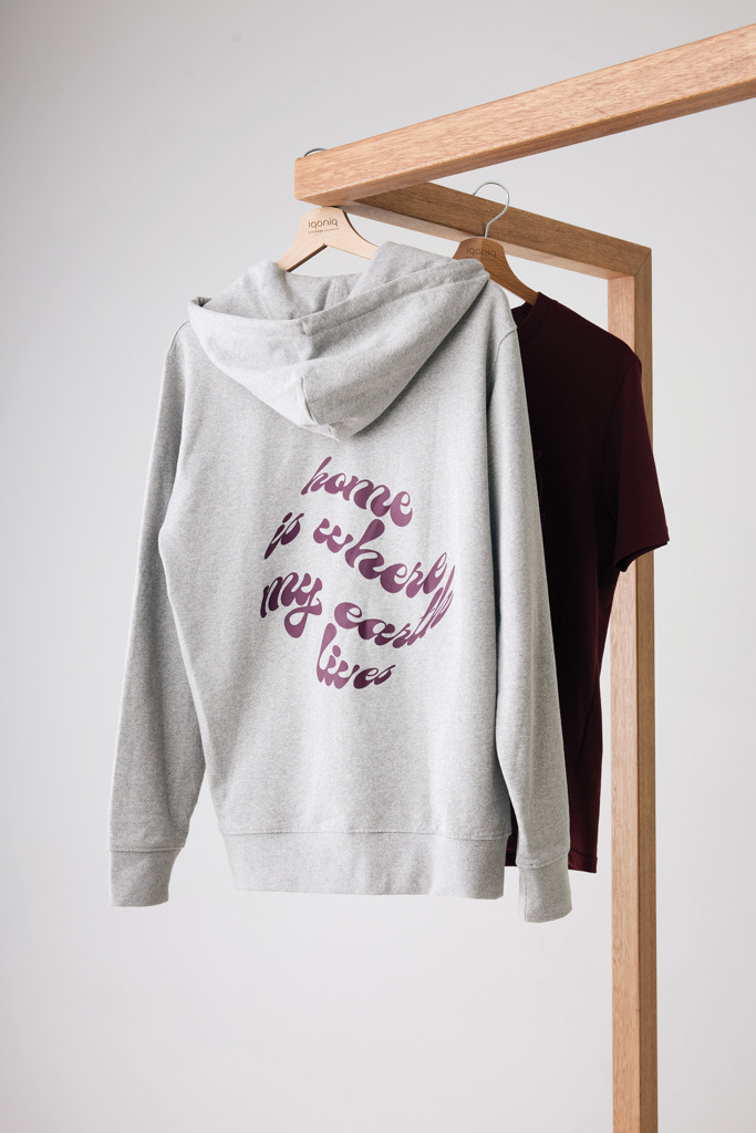 IQONIQ Abisko recycled cotton zip through hoodie