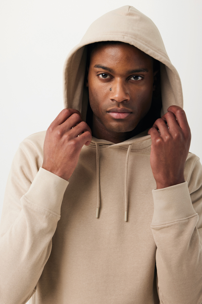 IQONIQ Rila lightweight recycled cotton hoodie