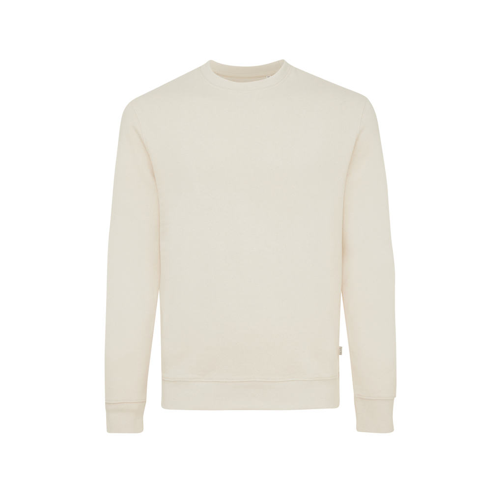 IQONIQ Denali recycled cotton crew neck undyed