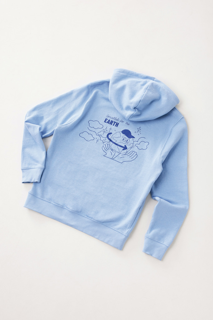 IQONIQ Rila lightweight recycled cotton hoodie