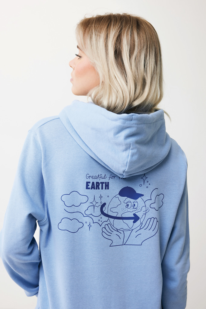 IQONIQ Rila lightweight recycled cotton hoodie