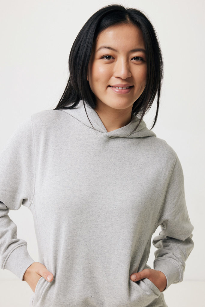 IQONIQ Yengo recycled cotton hoodie with sidepockets