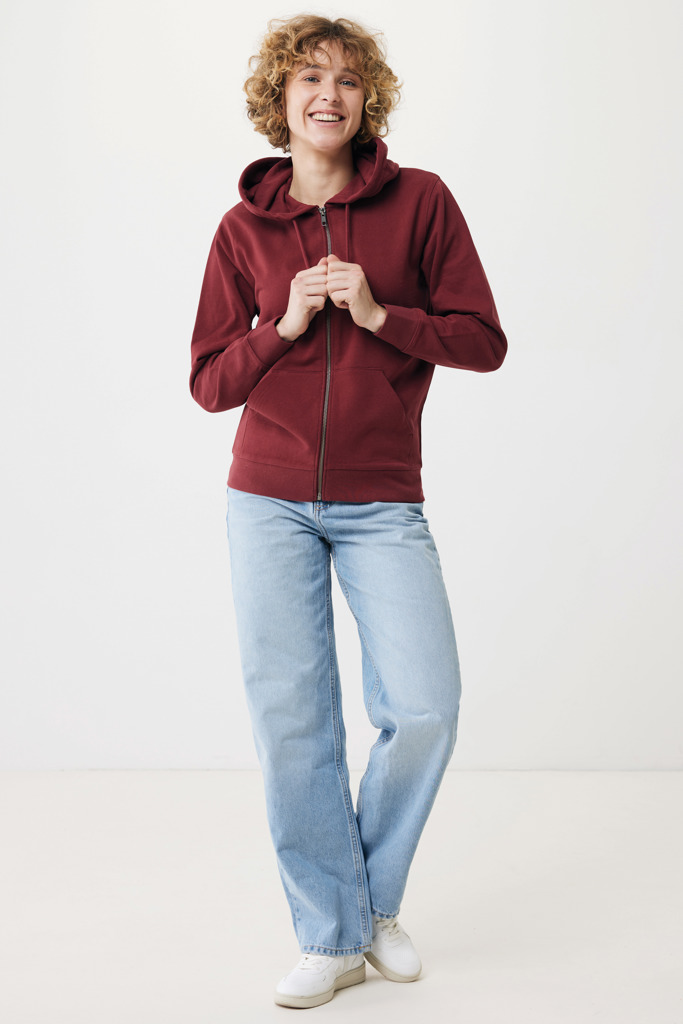 IQONIQ Abisko recycled cotton zip through hoodie