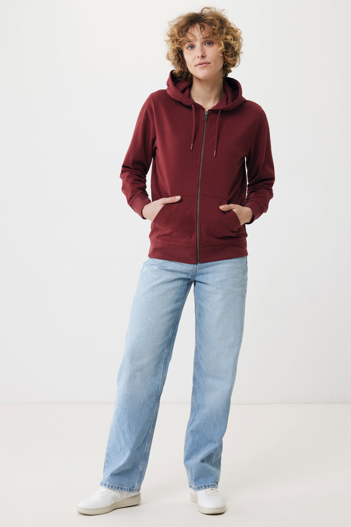 IQONIQ Abisko recycled cotton zip through hoodie