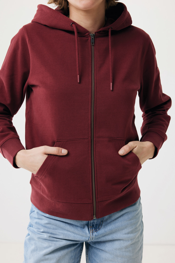 IQONIQ Abisko recycled cotton zip through hoodie