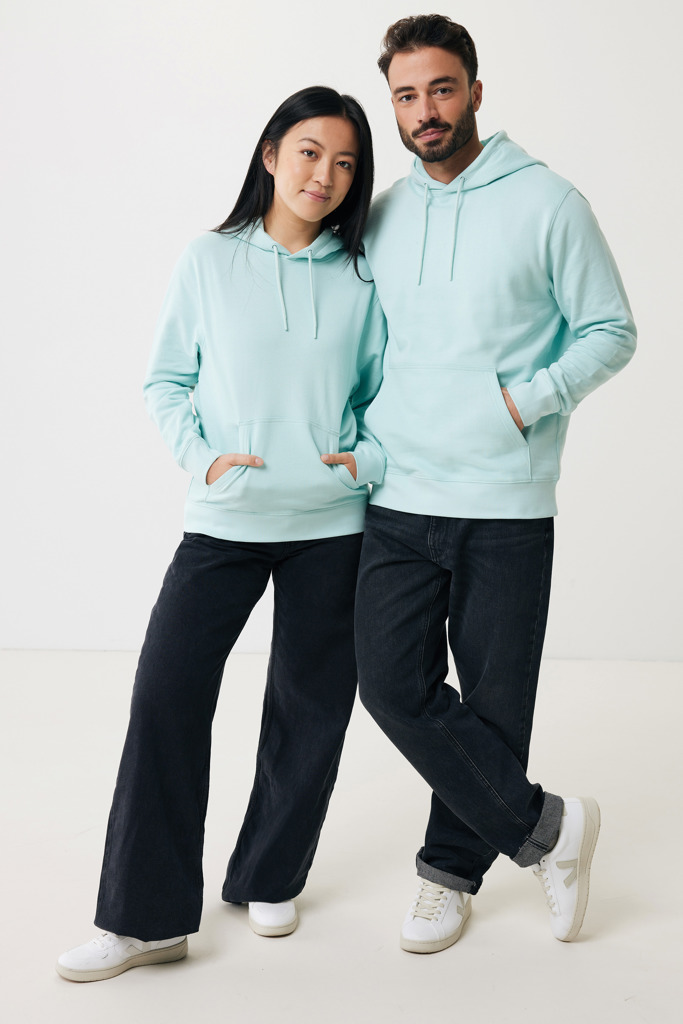 IQONIQ Rila lightweight recycled cotton hoodie