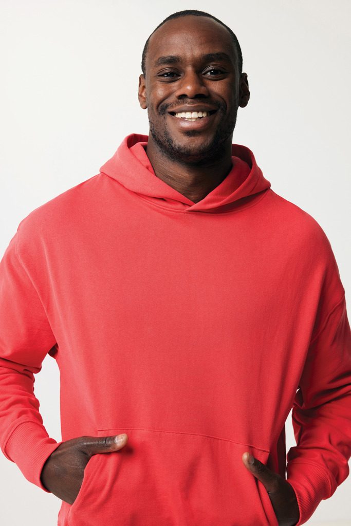 IQONIQ Yoho recycled cotton relaxed hoodie