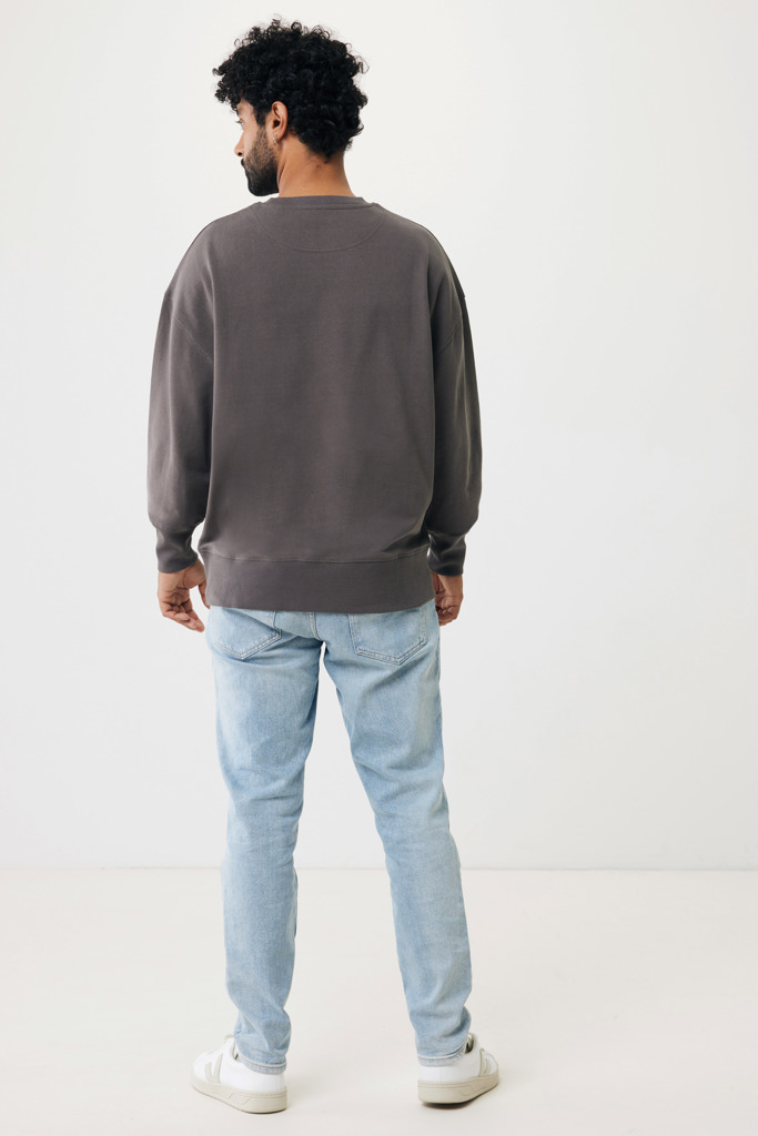 IQONIQ Kruger Sudadera Cuello Redondo Relax Fit Algodón Reci