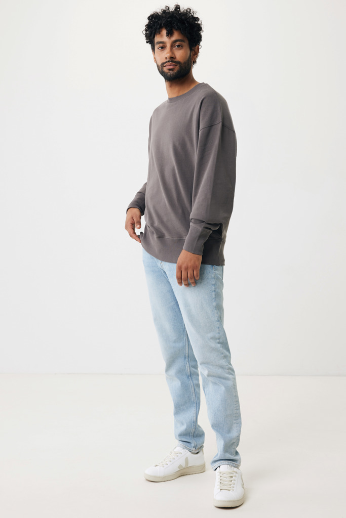 IQONIQ Kruger Sudadera Cuello Redondo Relax Fit Algodón Reci