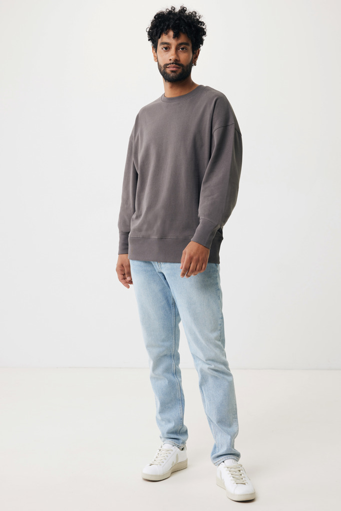 IQONIQ Kruger Sudadera Cuello Redondo Relax Fit Algodón Reci