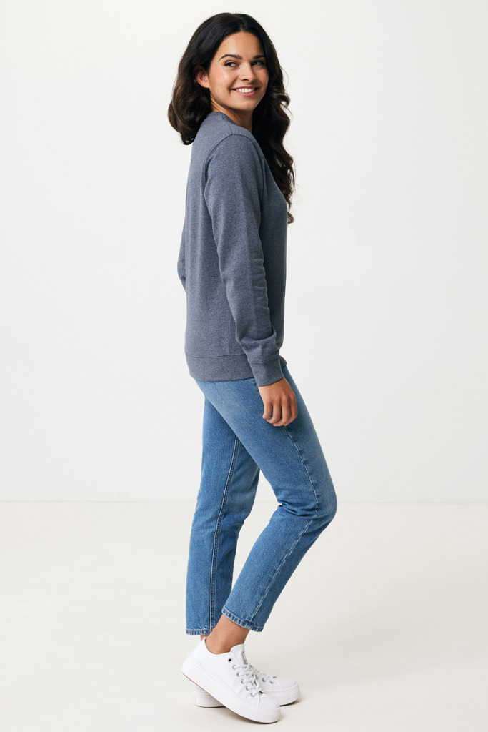 IQONIQ Denali recycled cotton crew neck undyed