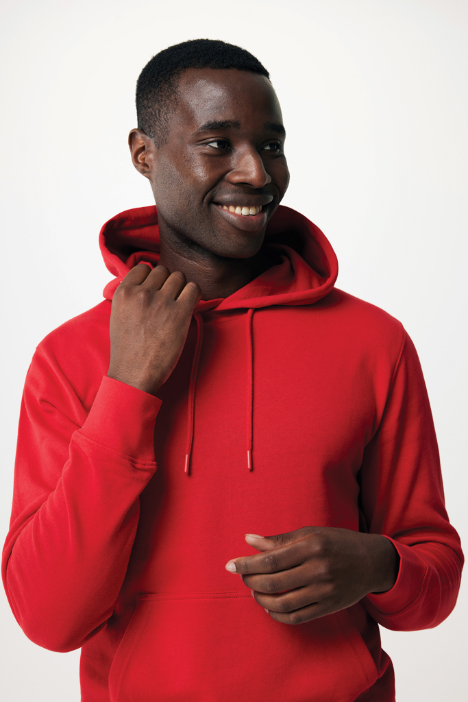 IQONIQ Rila lightweight recycled cotton hoodie