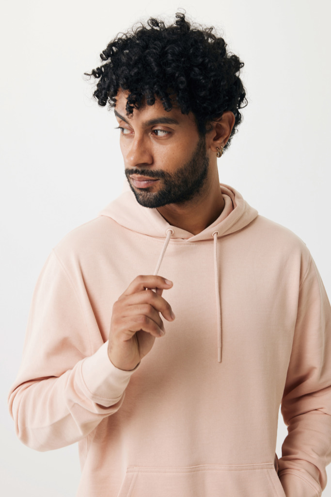 IQONIQ Rila lightweight recycled cotton hoodie