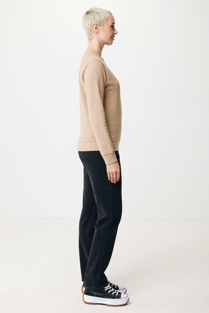 IQONIQ Denali recycled cotton crew neck undyed