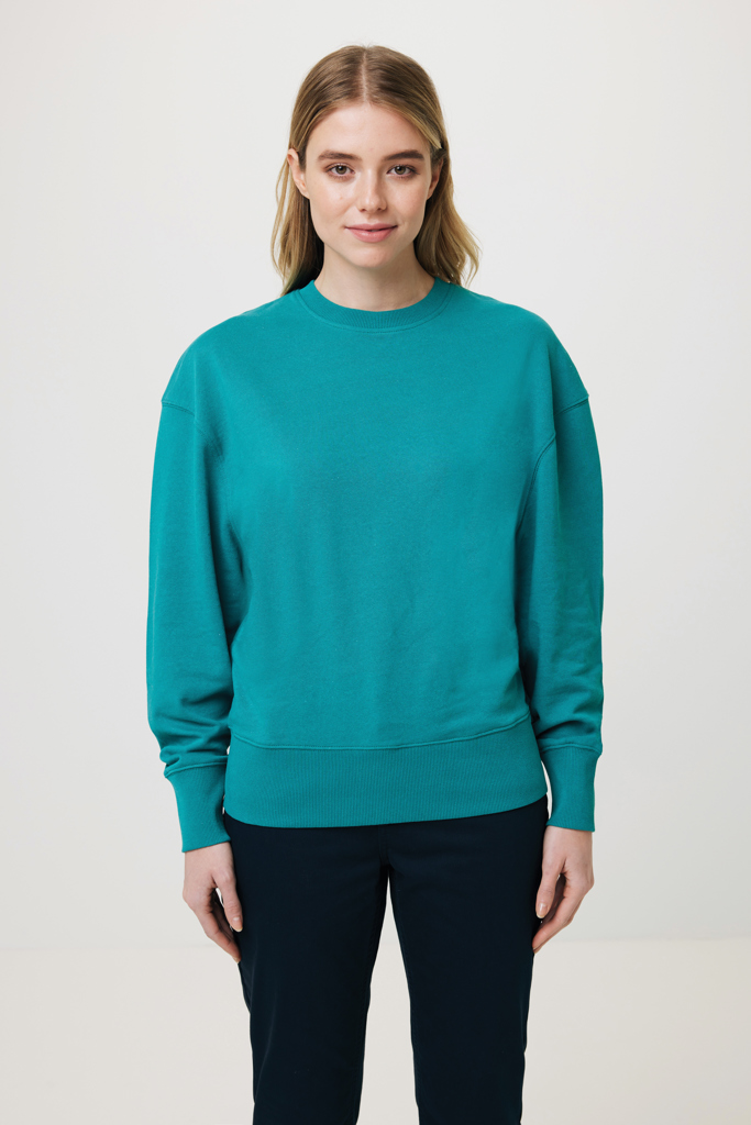 IQONIQ Kruger Sudadera Cuello Redondo Relax Fit Algodón Reci