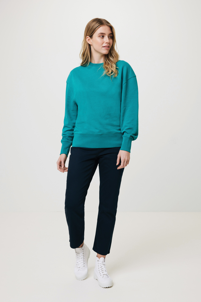 IQONIQ Kruger Sudadera Cuello Redondo Relax Fit Algodón Reci
